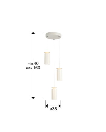 ALFARA- LAMPARA 3L CREMA